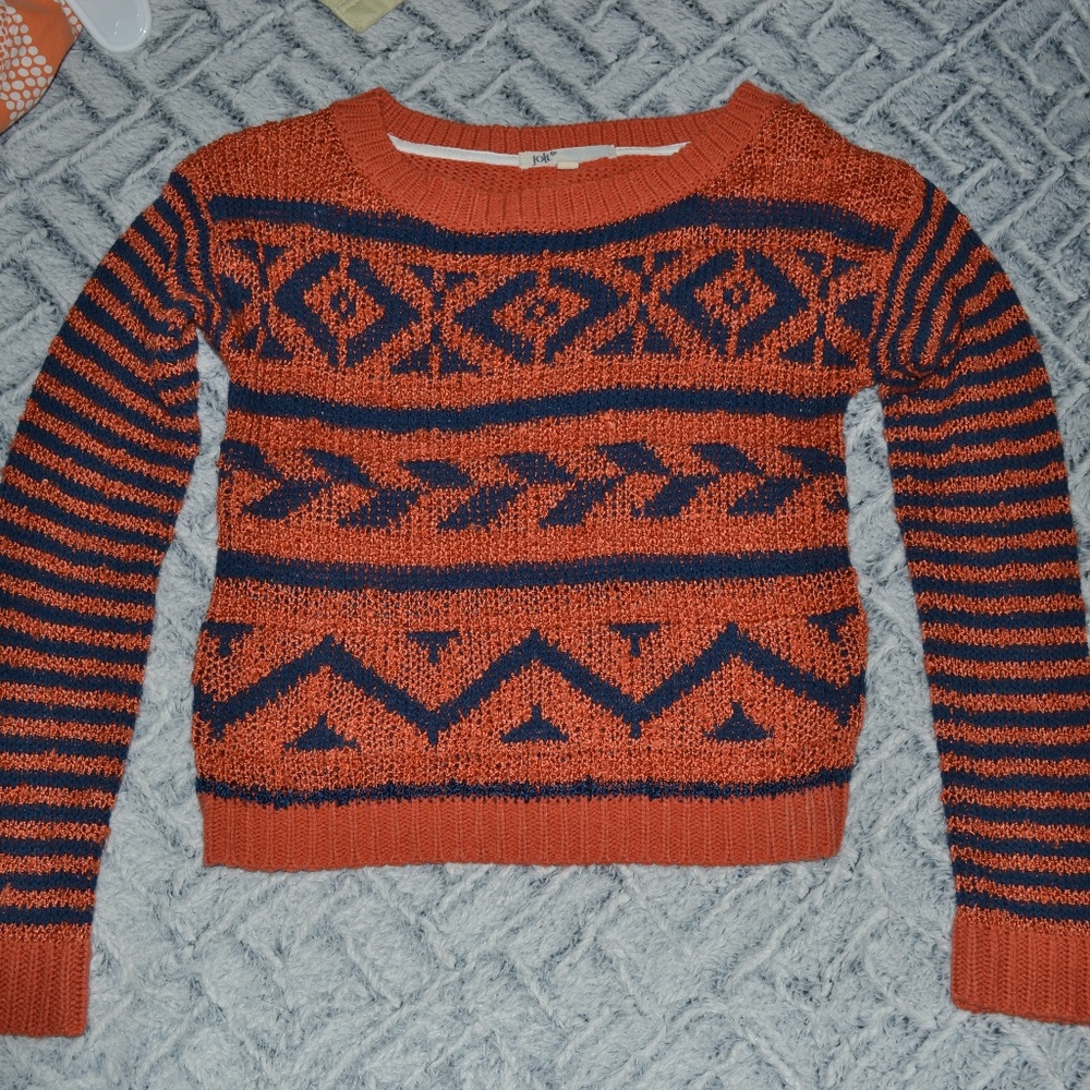 Multi Patterned Sweater - Picture 2 of 4